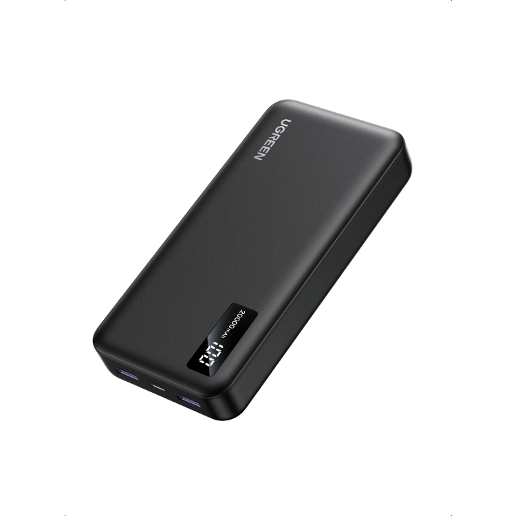 UGREEN PB312 20W 1 USB-C AND 2 USB-A POWER BANK 20000MAH FAST CHARGING (PD | QC3.0 | 20W) - BLACK