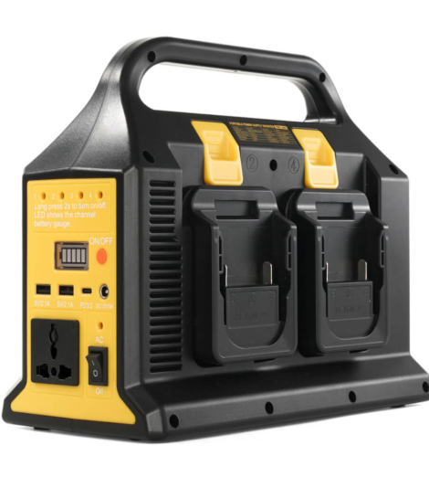 หัวแปลงปลั๊กไฟ (พร้อมแบตเตอรี่) DELTON รุ่น PWS-220V ULTRAFLEX 20V 4AH